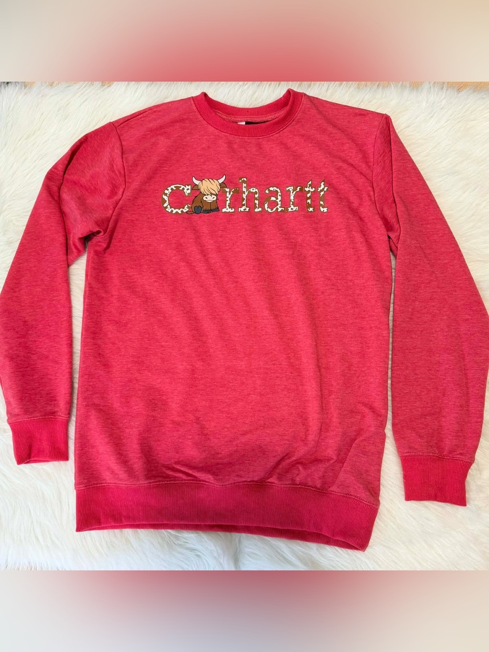 Crewneck Cow Sweatshirt